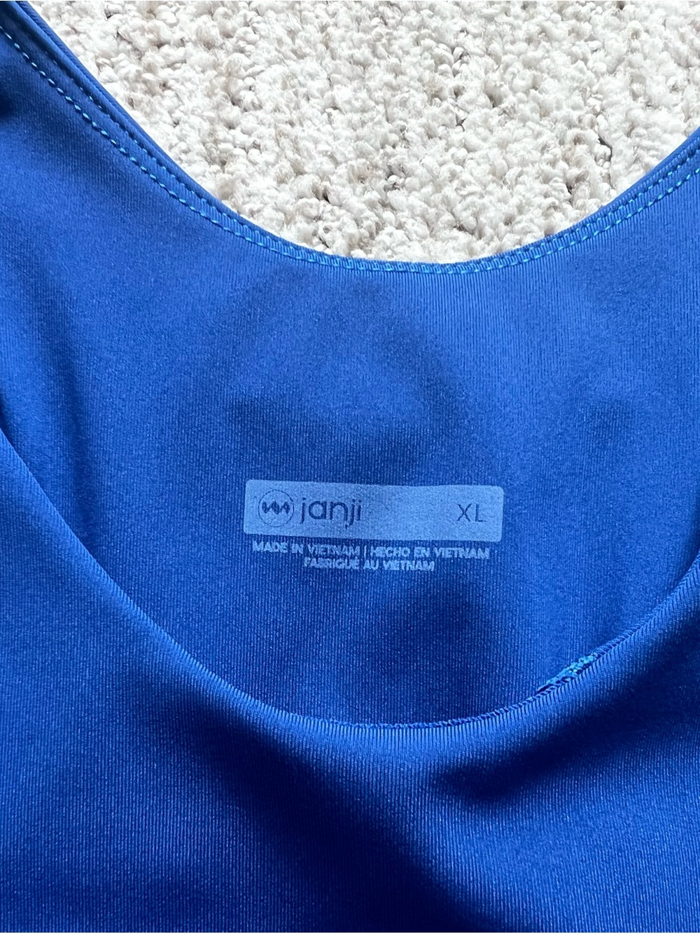 Janji Blue Groundwork Long Bra - Picture 2 of 3